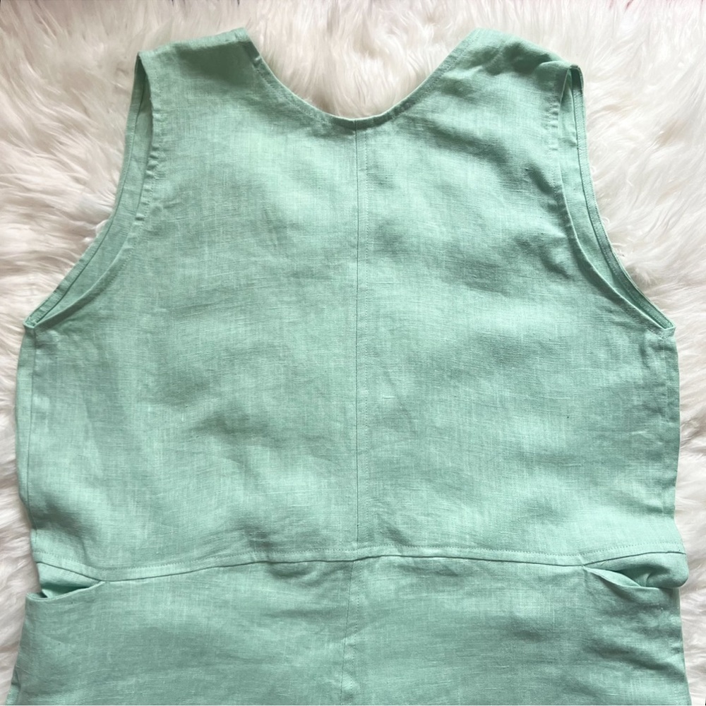 New! Back Beat Co. “Brooklyn” Reversible Linen Jumpsuit - Picture 10 of 11